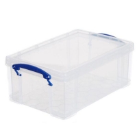 RobertDyas  Really Useful 9L Plastic Storage Box - Clear