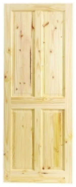 Wickes Chester 4 Panel Knotty Pine Fire Door 1981x686mm £140.00