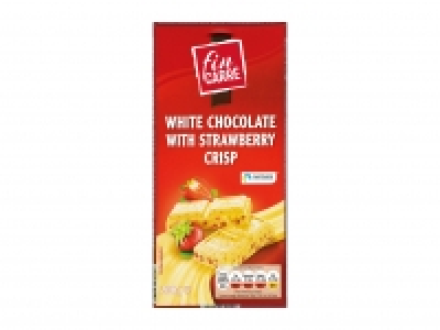 Lidl  Fin Carré Strawberry Crisp White Chocolate