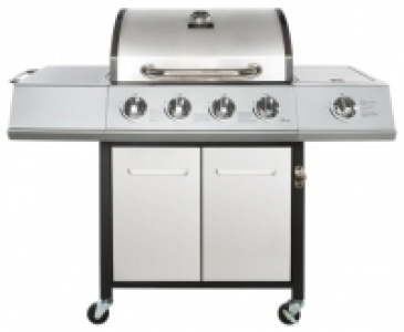 Charles Bentley 5 Burner 4 Side Premium Gas BBQ - Silver £370.00