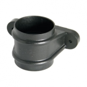 Wickes  FloPlast 68mm Cast Iron Style Round Line Downpipe Socket - B