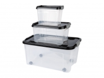 Livarno Home Plastic Storage Box Set