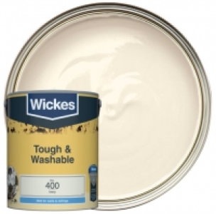 Wickes Ivory - No. 400 Tough & Washable Matt Emulsion Paint  £24.00
