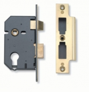 Wickes  Yale B-3200-PB-64 Sashcase Lock - Brass 2.5in