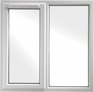 Wickes  Euramax Bespoke uPVC A Rated SF Casement Window - White 1651