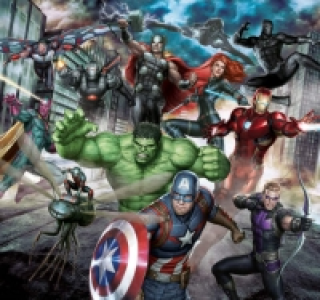 Marvel Avengers Assemble Wall Mural 3m x 2.8m