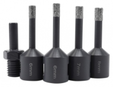 Vitrex DDGKIT6 Diamond Tile Drill and Guide 5 Piece Kit