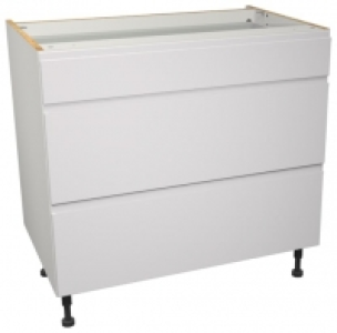 Camden White 3 Drawer Unit - 900mm