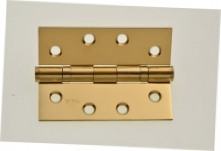 Wickes  Wickes Grade 11 Ball Bearing Hinge - Polished Brass 102mm Pa