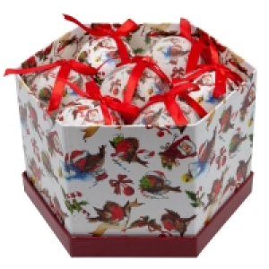 Premier Christmas Tree Baubles x 14 Festive Robin - Includes £14.00
