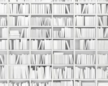 ohpopsi Library Bookshelf Wall Mural - L 3m (W) x 2.4m (H)