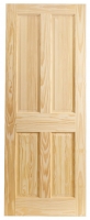 Wickes  Wickes Skipton Clear Pine 4 Panel Internal Door - 1981 x 610