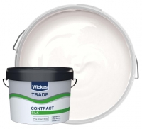 Wickes  Wickes Trade Contract Silk Emulsion Pure Brilliant White 10L