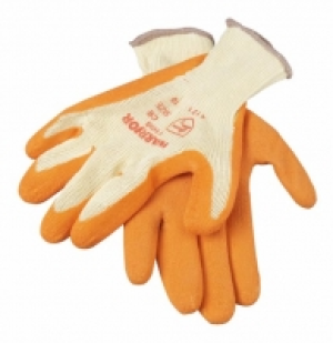 Wickes  Wickes Builders Orange Grippa Gloves - Pack of 5