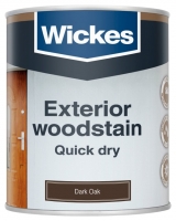 Wickes  Wickes Exterior Quick Dry Woodstain - Dark Oak - 750ml