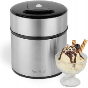 VonShef: Stainless Steel Ice Cream Maker £44.99