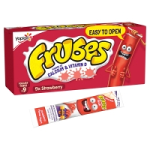 Yoplait Frubes Strawberry Flavour Yogurt Tubes 9 x 37g (333g £2.00