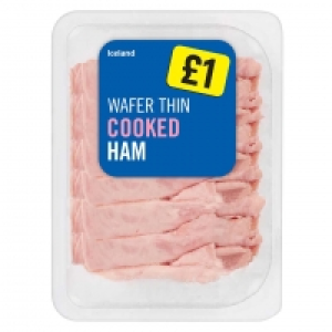 Iceland Wafer Thin Cooked Ham 130g £1.00