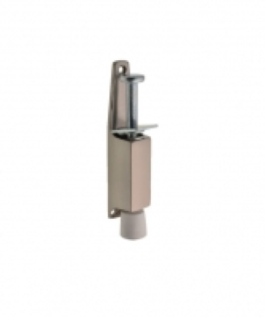 Wickes  Wickes Door Holder Foot Operated - Satin Nickel 130mm