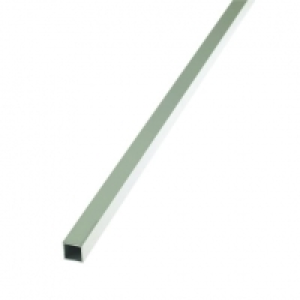 Wickes  Wickes 25mm Multi-Purpose Square Tube - Anodised Aluminium 1