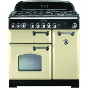 Wickes  Rangemaster Classic Deluxe 90cm Dual Fuel Range Cooker - Cre