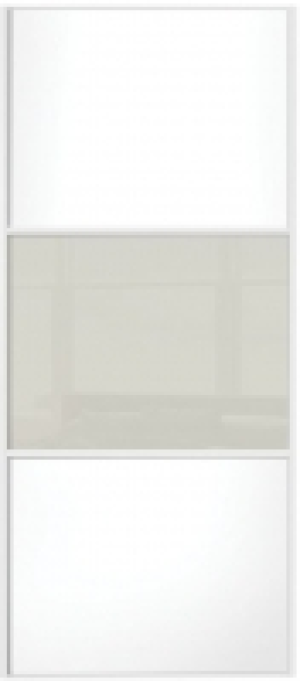 Spacepro Sliding Wardrobe Door Wideline White Panel & Arctic £190.00