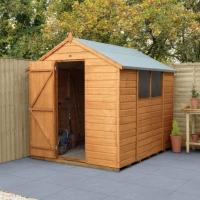 Wickes  Forest Garden 8 x 6ft Shiplap Apex Dip Treated Shed with Ass