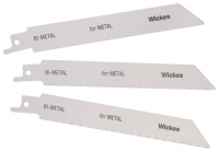 Wickes  Wickes Reciprocating Saw Blades for Metal 150mm - Pack of 3