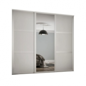 Spacepro 762mm White Shaker frame 3 panel & 1x Single panel  £480.00