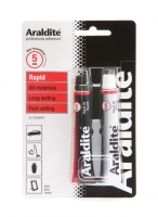 Wickes  Araldite Rapid Glue Tubes - 15ml Pack of 2