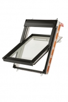 Wickes  Keylite White Painted Centre Pivot Roof Window - 1340 x 980m