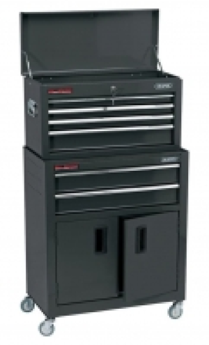 Draper RCTC6/BK 24in Combined Roller Cabinet and Tool Chest