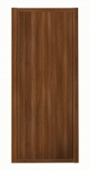 Wickes  Spacepro 1 Panel Shaker Walnut Frame Walnut Door - 610mm