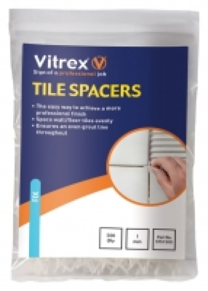 Wickes  Vitrex Tile Spacers 1mm 500 Pack
