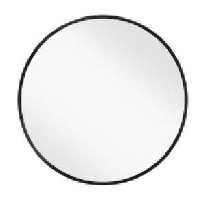 Frame: Aluminum; Mirror Glass; Mdf Aluminium Industrial Circle Mirror 80cm