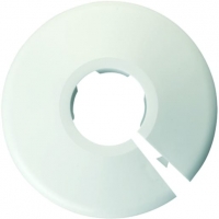 Wickes  Primaflow White Pipe Collars - 22mm Pack Of 5