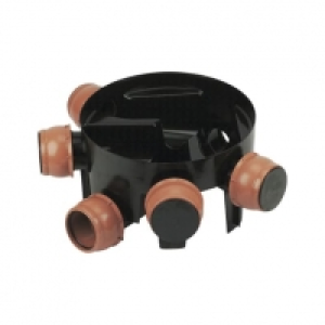 FloPlast 450mm Chamber Base with 5 Flexible Inlets - Black £61.00
