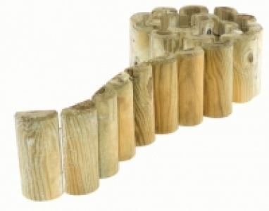 Rowlinson Half Log Timber Border Fence Pack of 4 - 1800 x 15 &pound;54.00