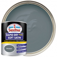 Wickes  Sandtex Rapid Dry Plus Soft Satin Paint - Seclusion - 750ml