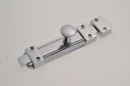 Wickes  Wickes Flat Tower Bolt - Chrome 140mm