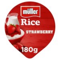 Morrisons  Muller Rice Strawberry Low Fat Pudding Desserts