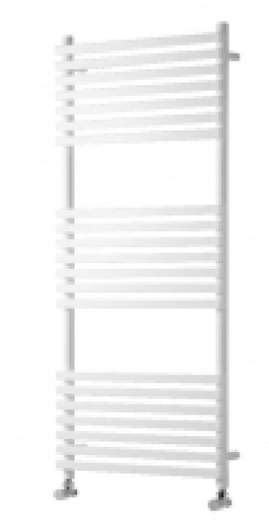 Wickes Invent Square White Heated Towel Rail Radiator - 1500