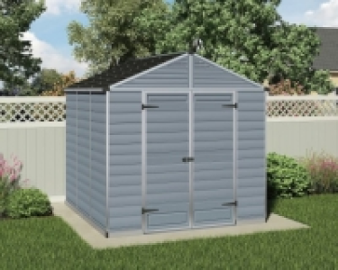 Palram - Canopia Skylight 8 x 8ft Plastic Apex Shed
