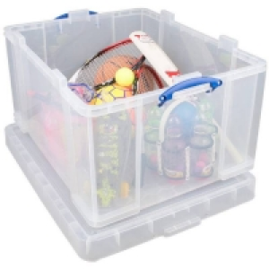 Plastic Really Useful Storage Box - Clear - 145L