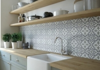 Wickes  Wickes Melia Sage Patterned Ceramic Wall & Floor Tile - 200 