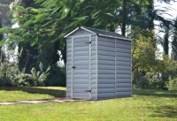 Wickes  Palram - Canopia 4 x 6ft Plastic Apex Shed with Skylight Roo