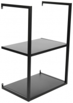 Kitchen Wall Mounted Bracket Black - 200mm deep, 3 shelves £50.00