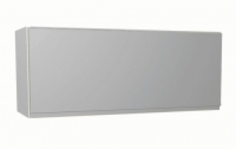 Wickes Madison Grey Gloss Handleless Narrow Wall Unit - 900m