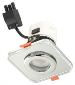 Wickes  Wickes Square Clear Glass Downlight