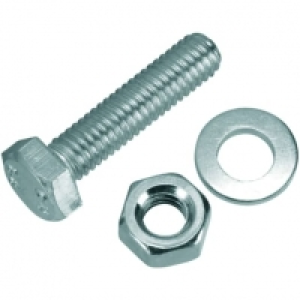 Wickes  Wickes Hexagonal Set Screws - M6 x 25mm Pack of 15